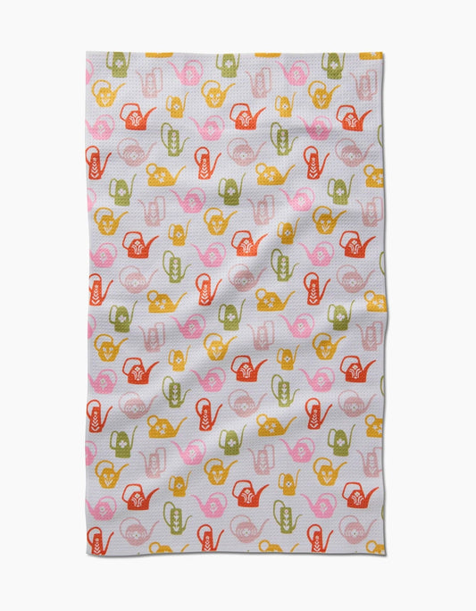 Retro Watering Cans Tea Towel - Purpose + Passion Boutique