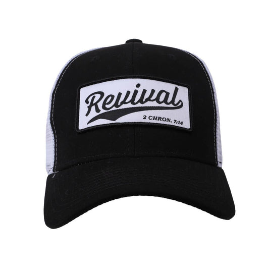"Revival" Black & White Trucker Hat - Purpose + Passion Boutique