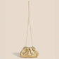 Rhinestone Embellished Metallic Gold Finish Evening Bag - Purpose + Passion Boutique