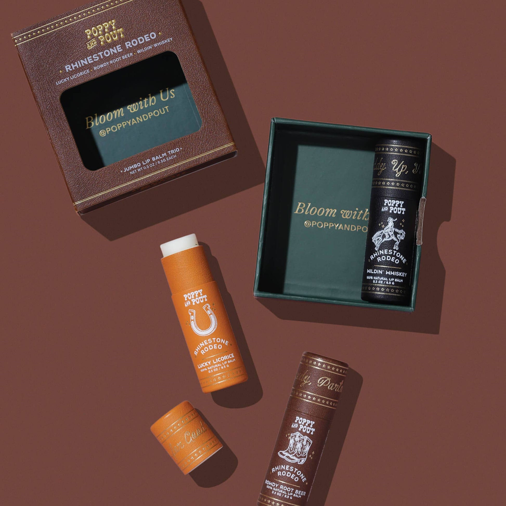 Rhinestone Rodeo Trio Lip Balm Gift Set - Purpose + Passion Boutique