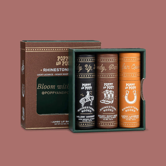 Rhinestone Rodeo Trio Lip Balm Gift Set - Purpose + Passion Boutique