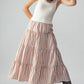 Ribbed Bodice Striped Khaki Tiered Maxi Dress - Purpose + Passion Boutique