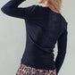 Ribbed Henley Long Sleeve Top - Purpose + Passion Boutique