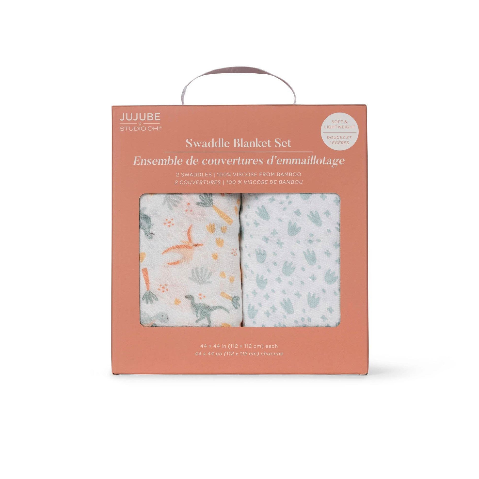 Roarsome Swaddle Blanket Set - Purpose + Passion Boutique