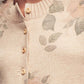 Romantic Beige Floral Print Cardigan - Purpose + Passion Boutique