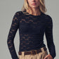 Romantic Floral Stretch Lace Layering Top - Purpose + Passion Boutique