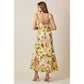 Romantic Vintage Floral Summer Midi Dress - Purpose + Passion Boutique