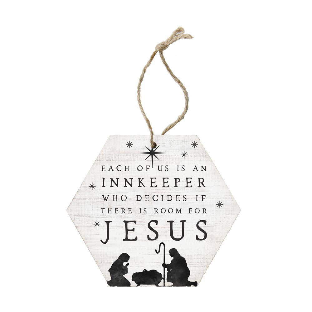Room For Jesus Honeycomb Ornament - Purpose + Passion Boutique