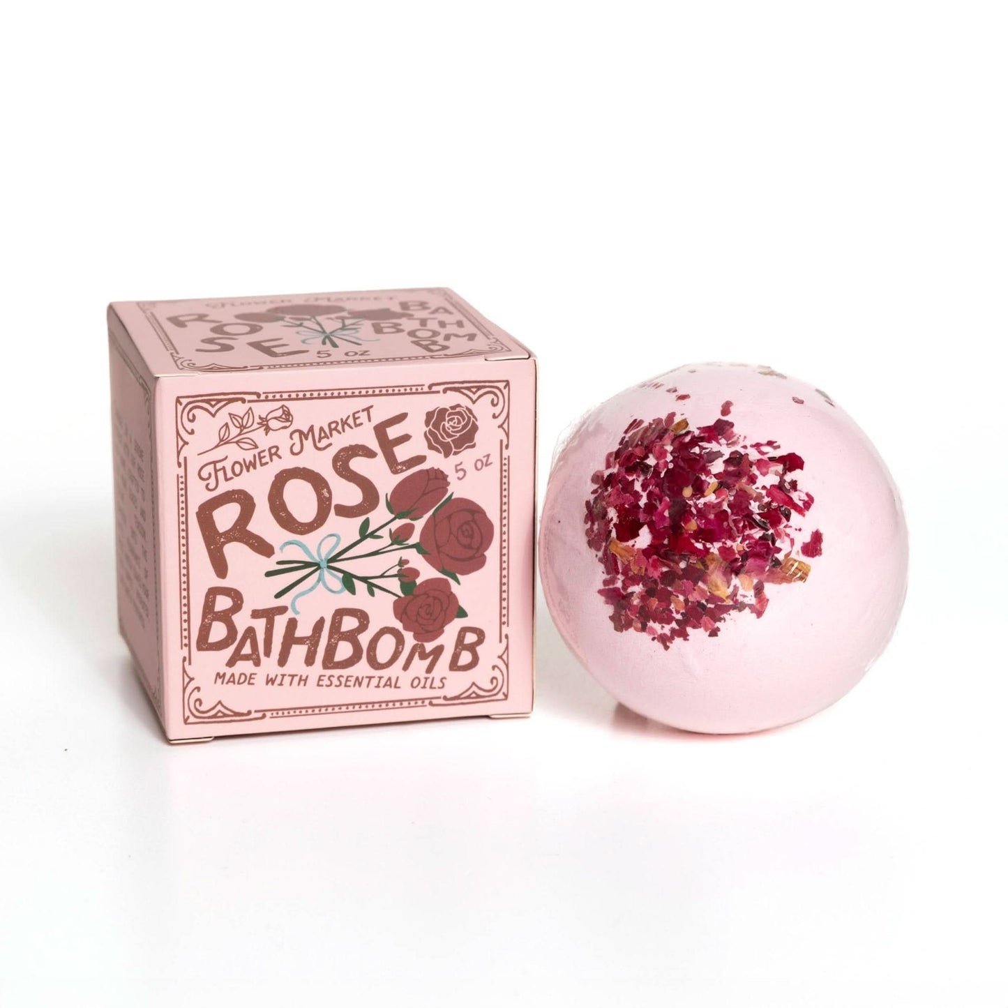 Rose Bath Bomb - Purpose + Passion Boutique