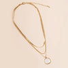Round Charm Layered Necklace - Purpose + Passion Boutique