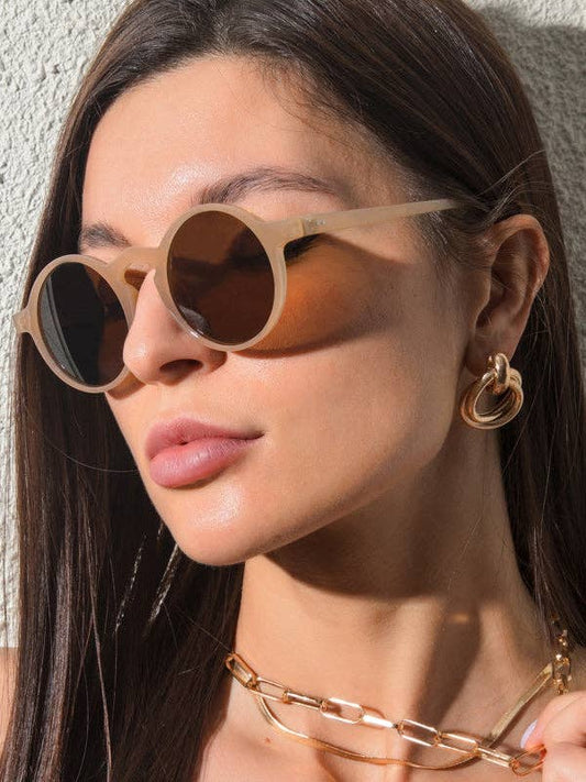 Round Cut Sunglasses - Purpose + Passion Boutique