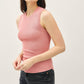 Round Neck Slim Ribbed Tank Top - Purpose + Passion Boutique