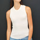 Round Neck Slim Ribbed Tank Top - Purpose + Passion Boutique