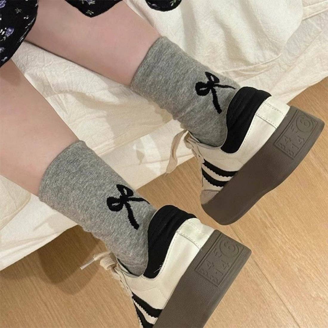 Rufia Bow Pattern Socks - Purpose + Passion Boutique