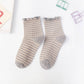 Rufia Colorful Check Pattern Lace Socks - Purpose + Passion Boutique