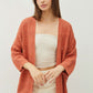 Rust Knit Striped Open Cardigan - Purpose + Passion Boutique