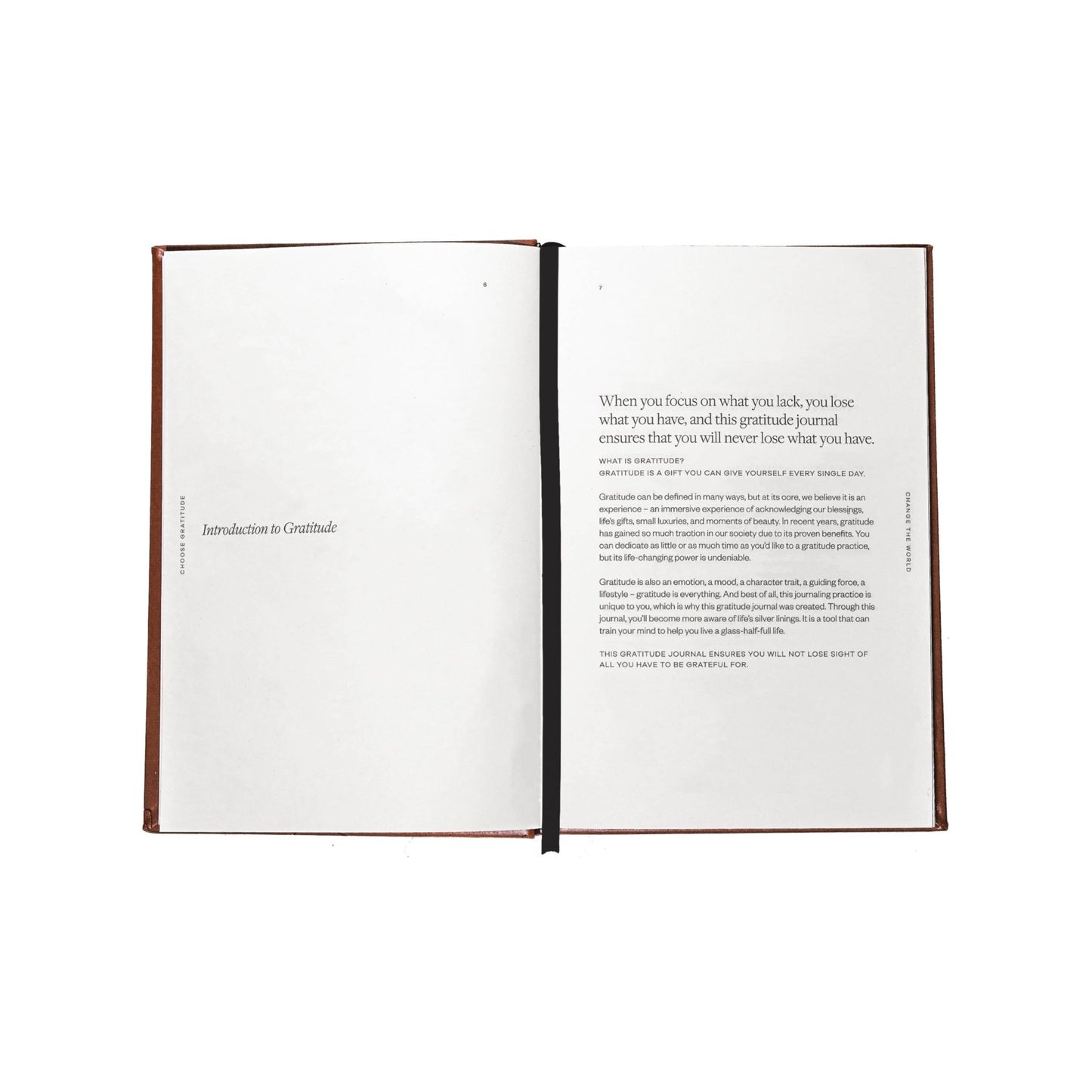 Sage Choose Gratitude Change the World Gratitude Journal - Purpose + Passion Boutique