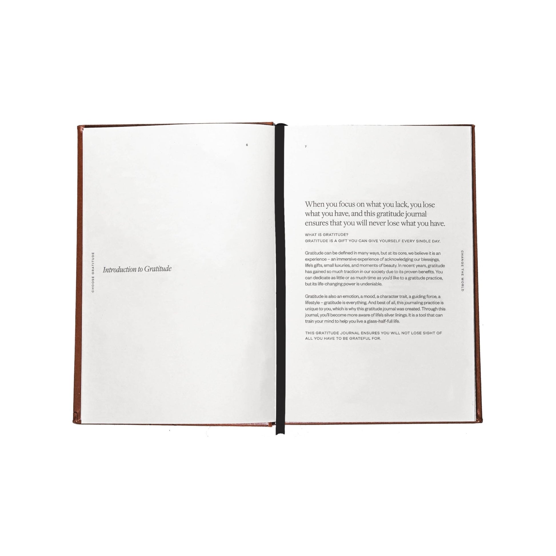Sage Choose Gratitude Change the World Gratitude Journal - Purpose + Passion Boutique