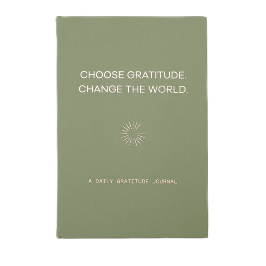 Sage Choose Gratitude Change the World Gratitude Journal - Purpose + Passion Boutique