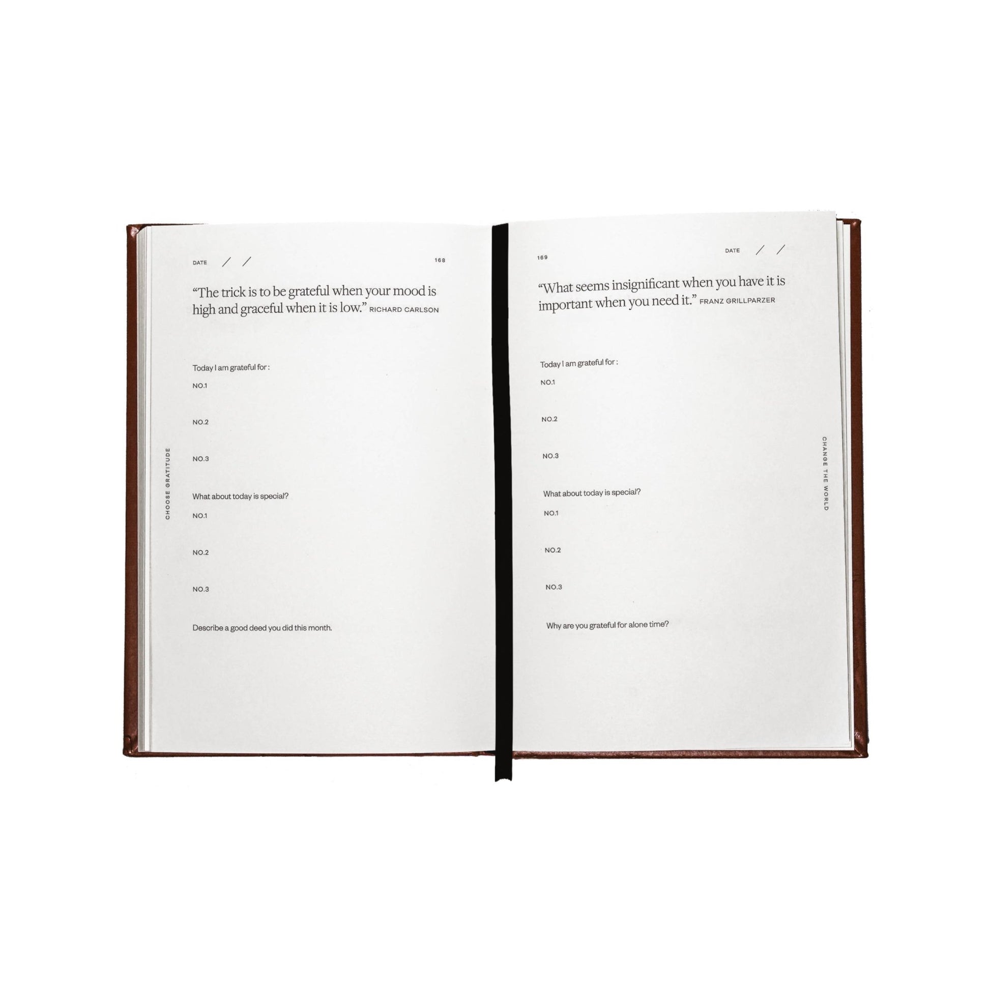 Sage Choose Gratitude Change the World Gratitude Journal - Purpose + Passion Boutique