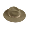 Sage Fall Wool Felt Fedora Hat - Purpose + Passion Boutique