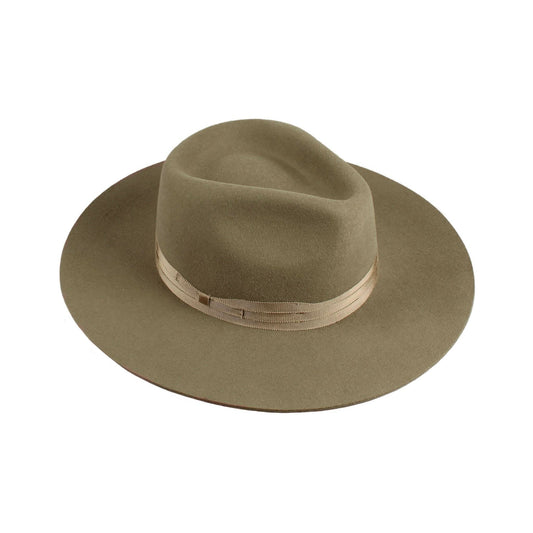 Sage Fall Wool Felt Fedora Hat - Purpose + Passion Boutique