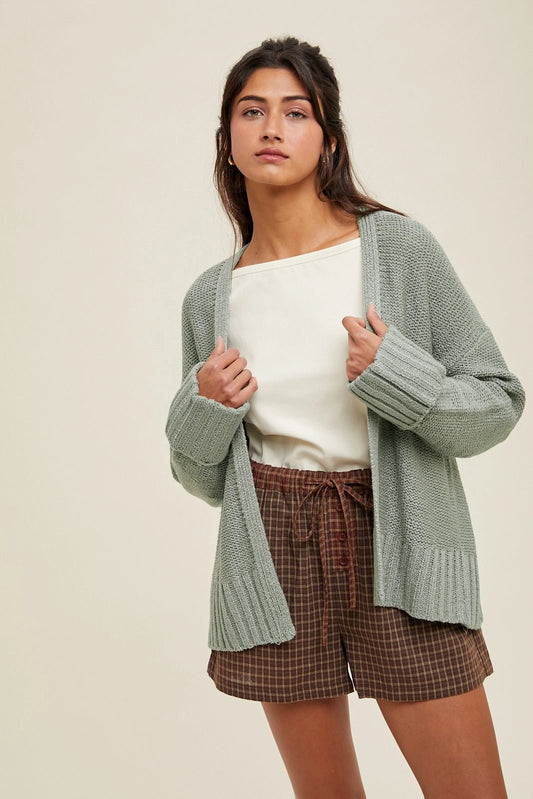 Sage Mint Lightweight Knit Sweater - Purpose + Passion Boutique