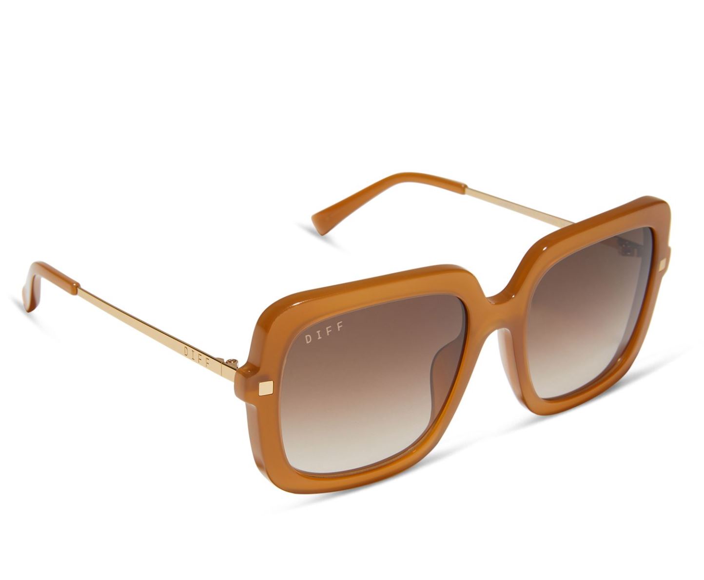 Sandra Salted Caramel + Brown Sunglasses