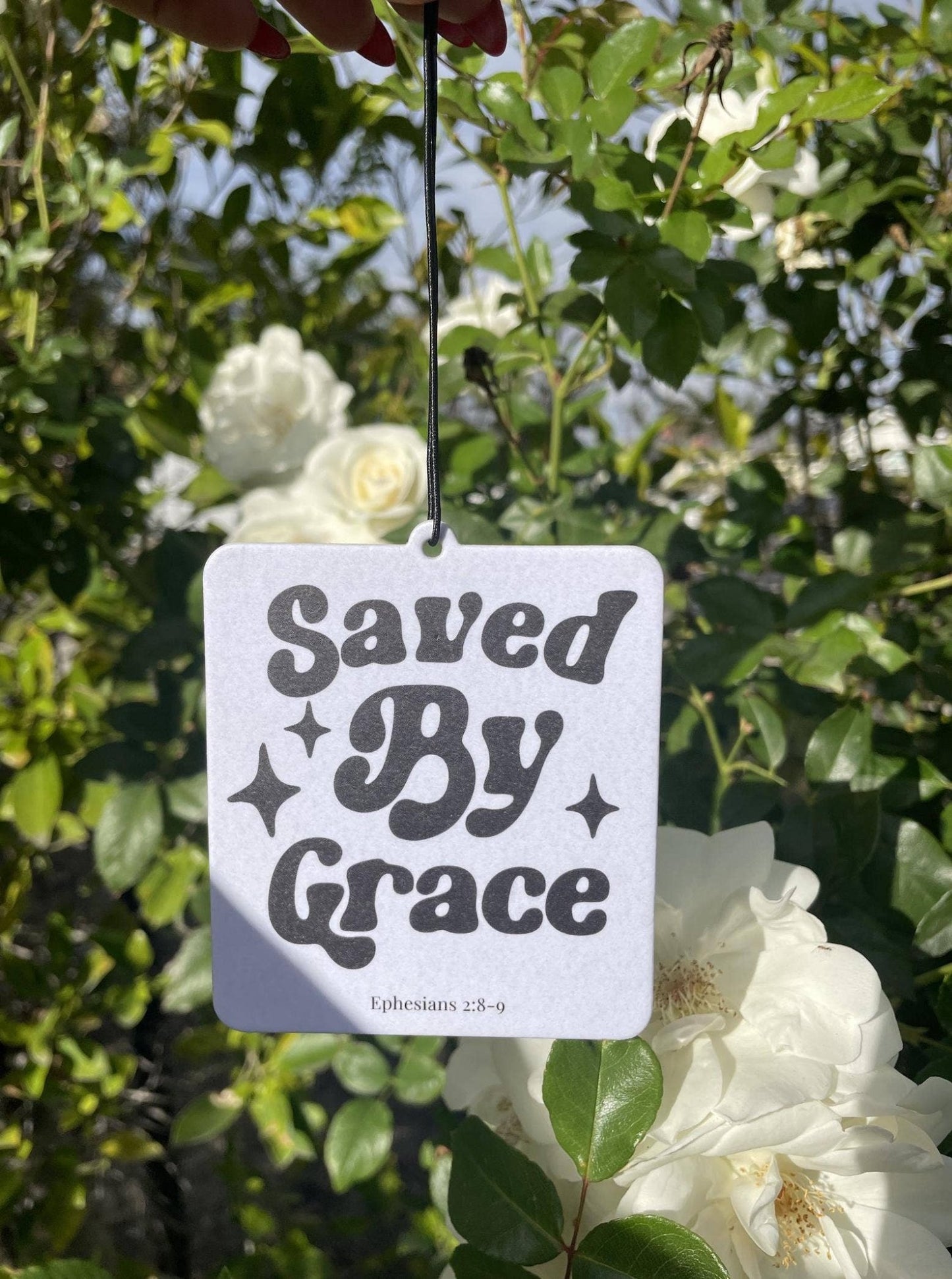 Saved by Grace Air Freshener (Ephesians 2:8 - 9) - Purpose + Passion Boutique