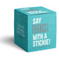 Say Thanks Sticky Notes - Purpose + Passion Boutique