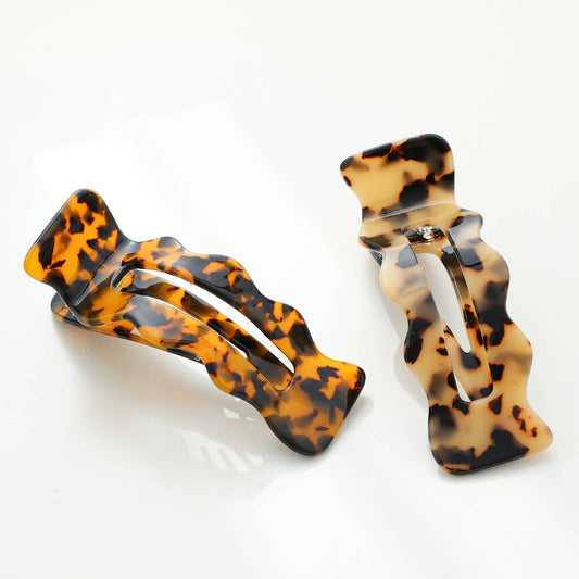 Scalloped Flat Claw Clip - Purpose + Passion Boutique