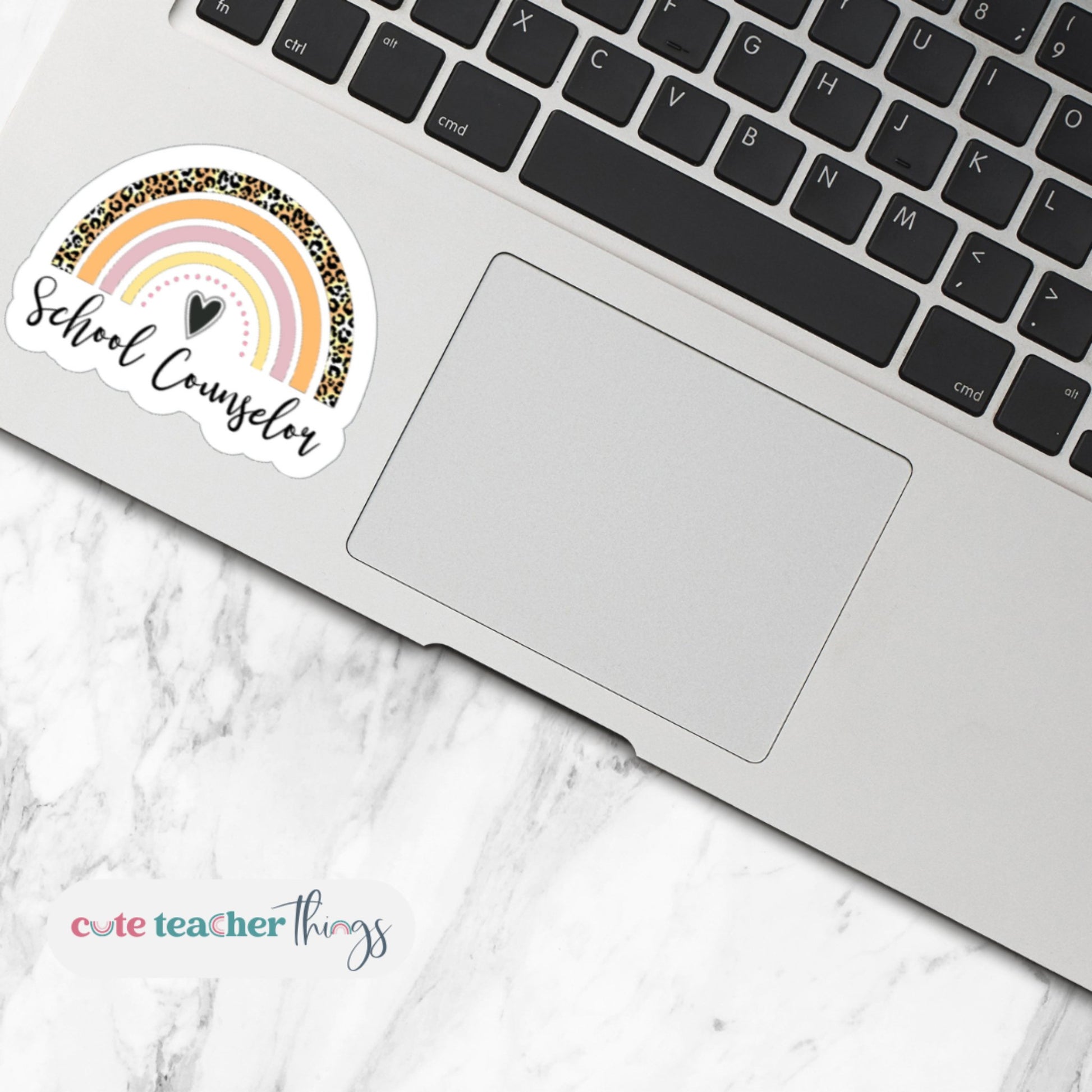 School Counselor Rainbow Sticker - Purpose + Passion Boutique