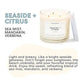 Seaside + Citrus - 3 Wick Clear Glass Tumbler Soy Candle - Purpose + Passion Boutique