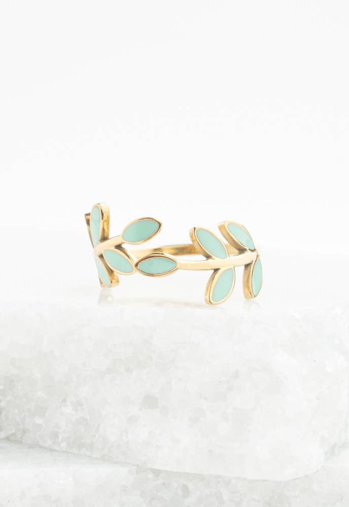 Seeds of Hope Ring in Mint - Purpose + Passion Boutique