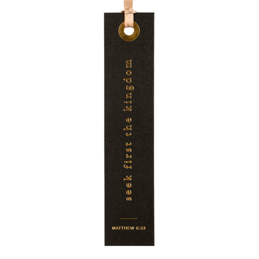 Seek First The Kingdom Bookmark - Purpose + Passion Boutique