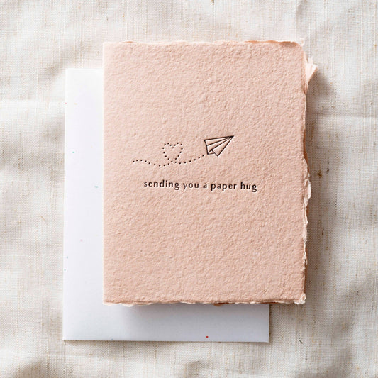 Sending You A Paper Hug Greeting Card - Purpose + Passion Boutique