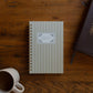 Sermon Notes Journal Pale Stripes - Purpose + Passion Boutique