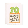 Seventy Cake Greeting Card - Purpose + Passion Boutique