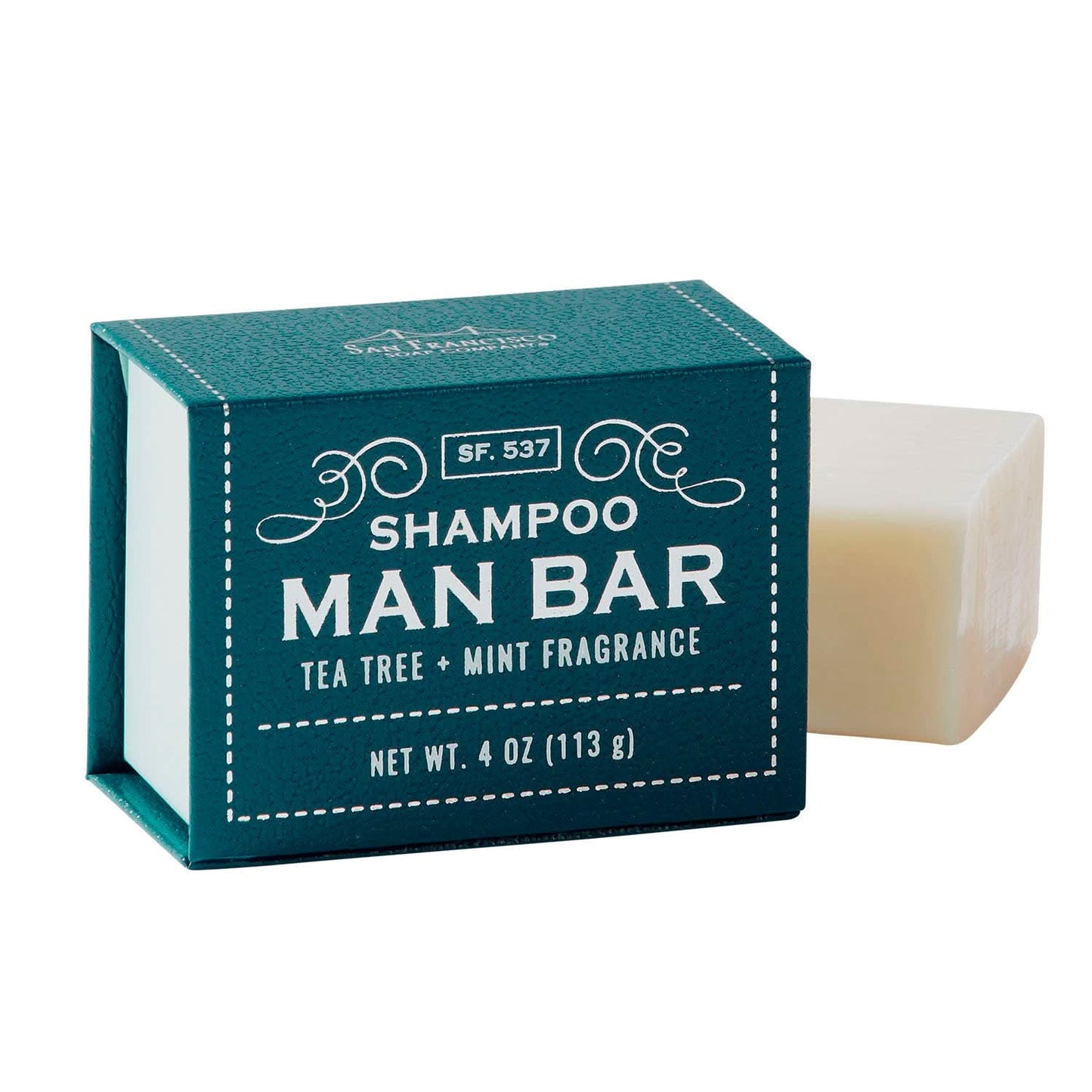 Shampoo Man Bar Tea Tree/mint - Purpose + Passion Boutique