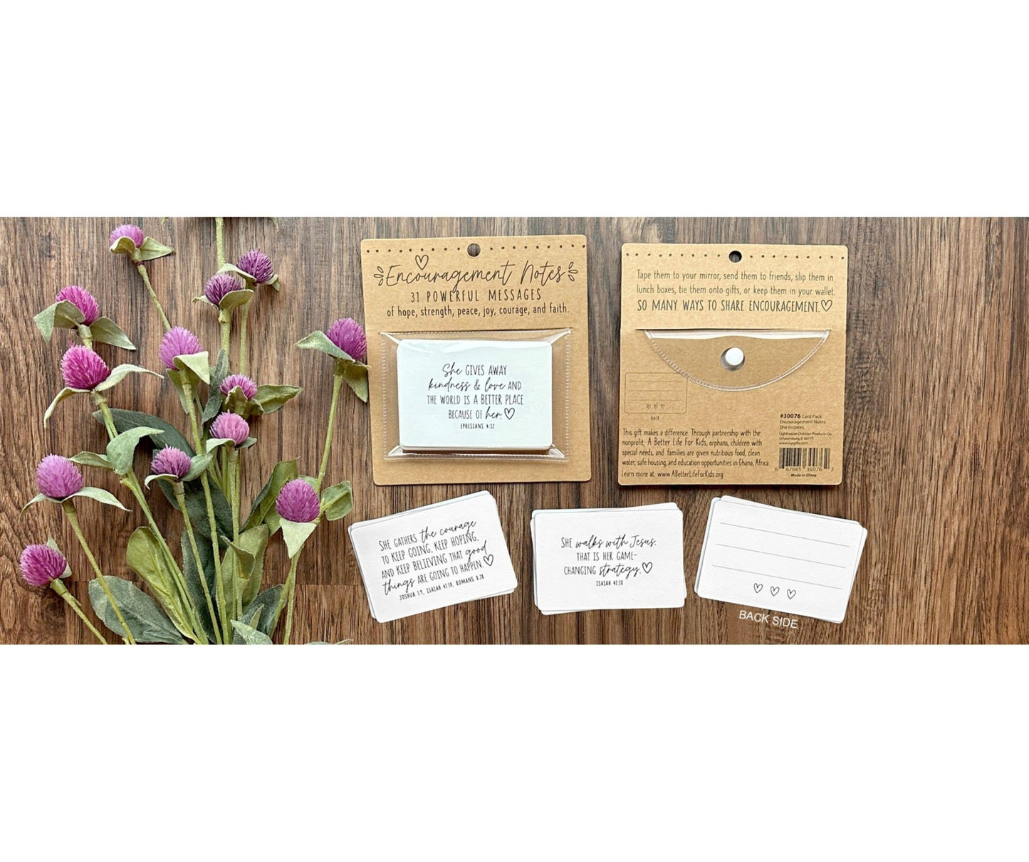 She Inspires Encouragement Note Cards - Purpose + Passion Boutique