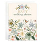 Shower Flowers and Bird Wedding Card - Purpose + Passion Boutique