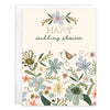 Shower Flowers and Bird Wedding Card - Purpose + Passion Boutique