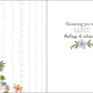 Shower Flowers and Bird Wedding Card - Purpose + Passion Boutique