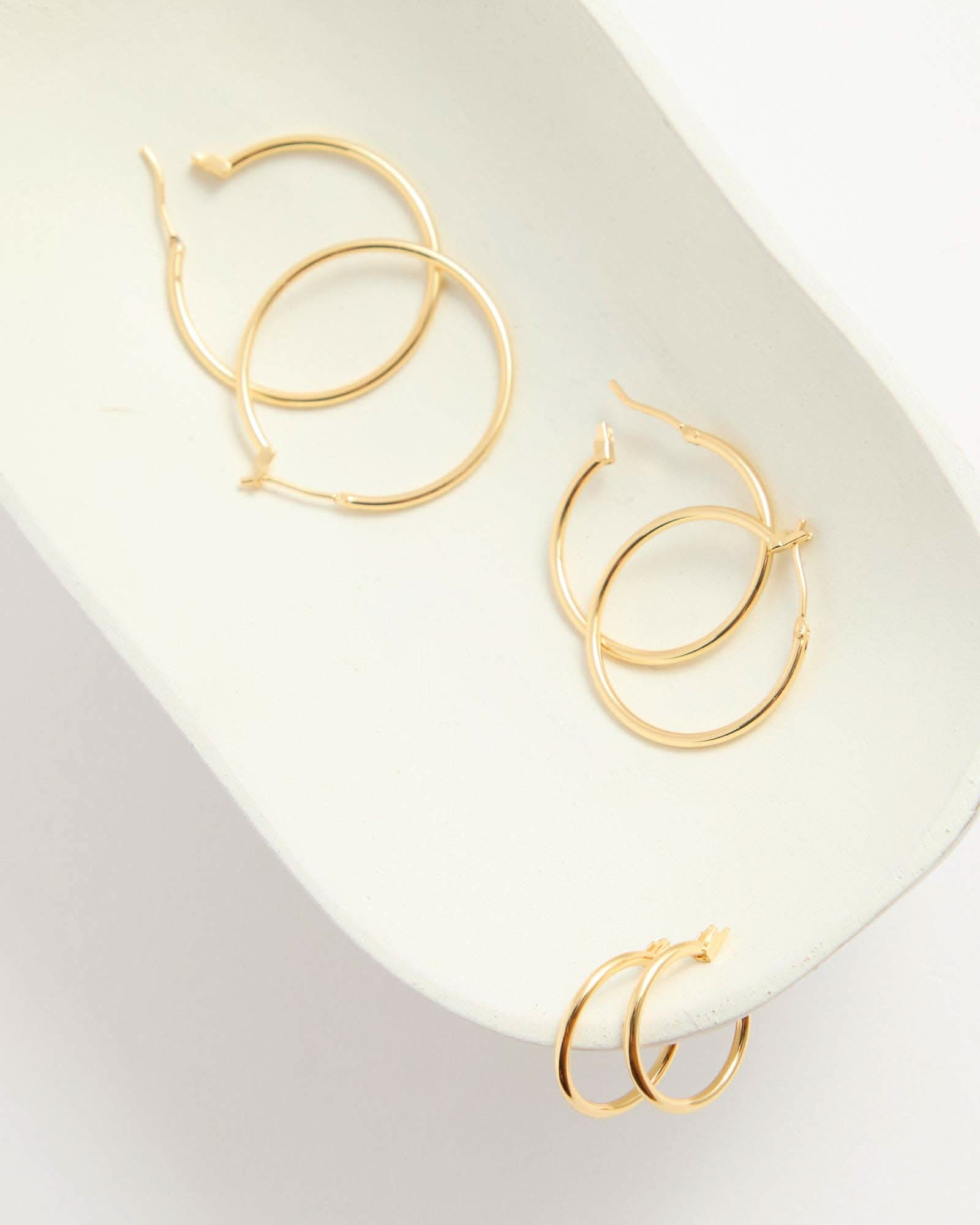 Signature Gold Hoop - Purpose + Passion Boutique