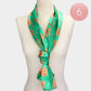 Silk Feel Holiday Scarf - Purpose + Passion Boutique