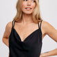 Silky Cowl Neck Cami - Purpose + Passion Boutique