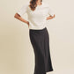 Silky Satain Bias Cut Maxi Skirt - Purpose + Passion Boutique