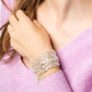 Silver 18 Strand Luxe Beaded Bracelet Set - Purpose + Passion Boutique