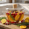 1.8L Glass Simmer Pot with Lid