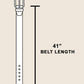 Simple Gold/Black Grommet Faux Leather Belt - Purpose + Passion Boutique
